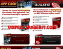 Thumbnail (2 New PLR) iPhone & iPad APP CASH + Blogging Bullseye +  Professional Squeeze Pages 