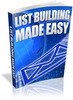 Thumbnail List Building Made Easy -  PLR Ebook