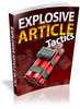 Thumbnail Explosive Article Marketing Tactics PLR Ebook Thumbnail Explosive Article Marketing Tactics PLR Ebook