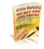 Thumbnail Article Marketing Secret Tips and Tricks MRR eBook