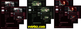 Thumbnail Purple Rain, Red Rain, Summer Rain Theme Templates (MRR)