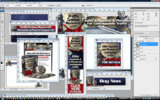 Thumbnail Traffic Armour Keywords Minisite Template PSD graphics