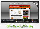 Thumbnail Offline Marketing Niche Blog With Instructional Videos