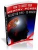 Thumbnail How To Boost Your Memory Power with Giveaway Rights eBook
