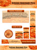 Thumbnail Homemade Pizza Recipes Website Template Plr Pack