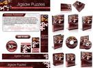Thumbnail Jigsaw Puzzles Website Template Plr Pack