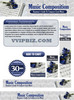 Thumbnail Music Composition Website Template Plr Pack