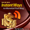 Thumbnail Instant Ways to Monetize Your Blog MRR / Giveaway Rights