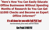Thumbnail Expert Offline Informer PLR Reports