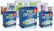 Thumbnail PSD Blowout V2 - Photoshop PSD Minisite Graphic Templates
