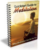 Thumbnail Quickstart Guide To Meditation Report with PLR