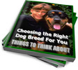 Thumbnail Choosing the Right Dog Breed For You - Resale Rights Thumbnail Choosing the Right Dog Breed For You - Resale Rights