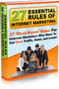Thumbnail 27 Essential Rules of Internet Marketing - MRR 