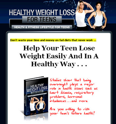 Product picture Healthy Weight Loss For Teens + Audio Recording MP3 - PLR!