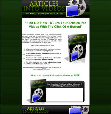 Product picture Turn Articles to Videos with a click - PLR