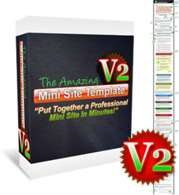 Product picture The Amazing Mini Site Template V2 