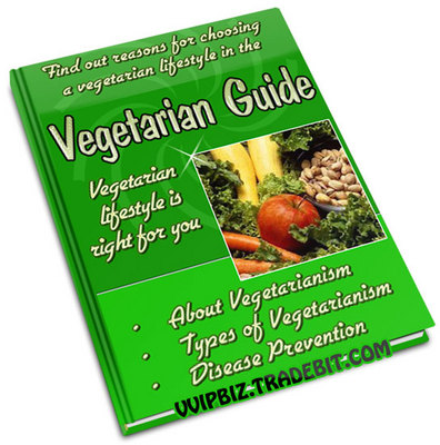 Product picture The Vegetarian Guide + Bonus PLR Articles (25 Becoming Vegetarian + 25 Vegan Lifestyle)