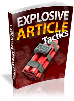 Product picture Explosive Article Marketing Tactics PLR Ebook