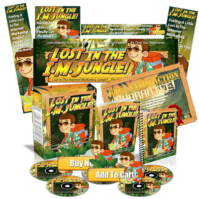 Product picture Lost In The I.M. Jungle Minisite Template With Master Resale