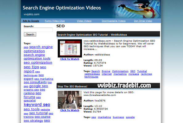 Product picture (SEO) Search Engine Optimization Videos Site