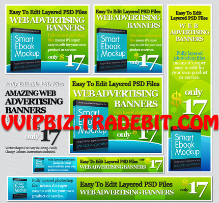 Product picture 24 Effective Web Advertising Banners Templates PSD Included