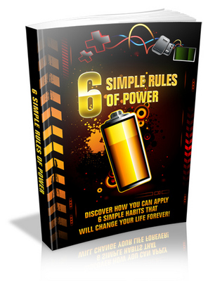 Product picture 6 Simple Rules Of Power eBook with MRR & Give Away License