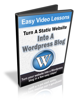 Product picture Turn A Static Website To WordPress Video Tutorials