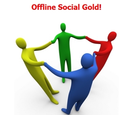 Product picture Offline Social Gold (Offline Social Blueprint) with PLR