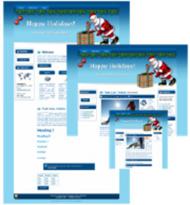 Product picture Santa WP Theme, Blogger & HTML Template - MRR