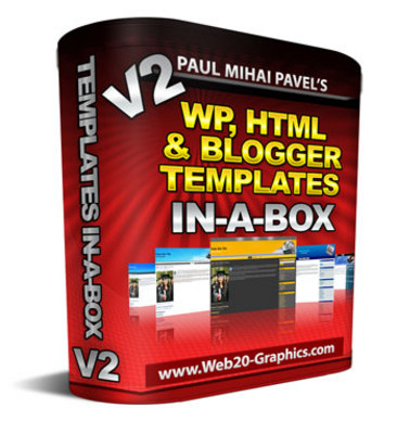 Product picture Templates In-A-Box V2 Blogger, HTML And WP Themes with MRR