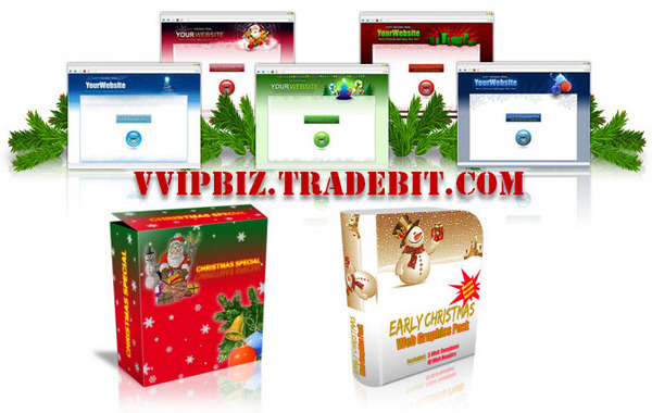 Product picture Holiday Special More Christmas Graphics and Template Pack!