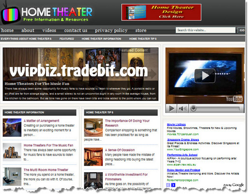 Product picture Home Theater Niche Wordpress Blogs + Review Sites (3 Income Streams)