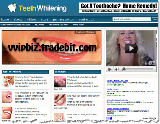 Product picture Teeth Whitening Niche Wordpress Blogs + Review Sites (3 Income Streams)