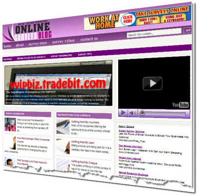 Product picture Paid Online Surveys PLR Niche Wordpress Blogs (3 Income Streams) + Review Sites 