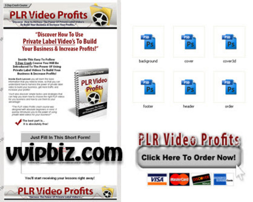 Product picture PLR Video Profits Crash Course With Private Label Right + Ready To Go Squeeze Page