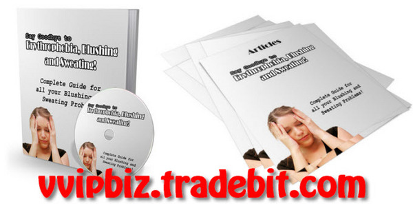 Product picture Erythrophobia, Blushing And Sweating Problems  Audio Books + PDF Transcript + MRR Included!