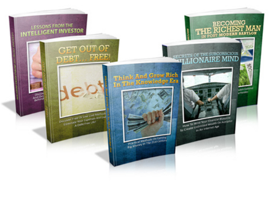Product picture The Financial Freedom - 5 E-books In A Series