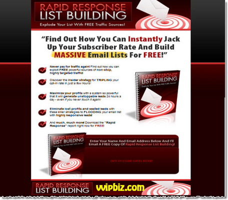 Product picture Rapid Response List Building With FREE Traffic Sources (Viral PLR)