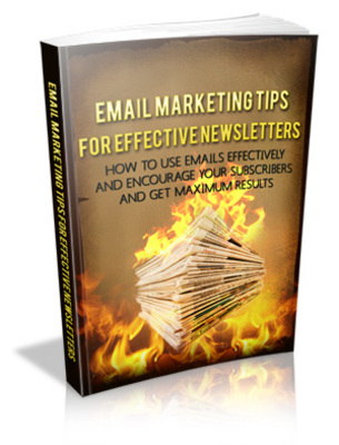 Product picture Email Marketing Tips For Effective Newsletters MRR Ebook