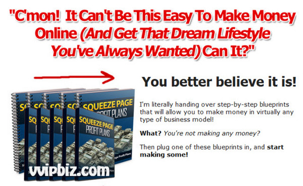 Product picture Squeeze Page Profit Plans eBooks and Videos - Resell Rights Included