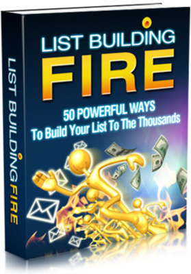 Product picture List Building Fire MRR Ebook