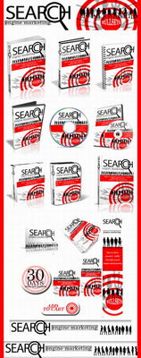 Product picture Search Engine Plr Mini Site Templates PSD files included