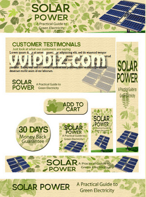 Product picture Solar Power Minisite Graphics Plr Pack