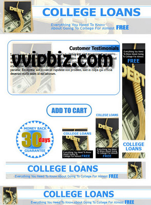 Product picture College Loans Minisite Graphics Plr Pack