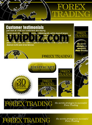 Product picture Forex Trading Website Template Plr Pack