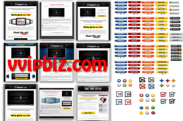 Product picture Marketing Funnel Pack Professionally Designed Graphics Templates.