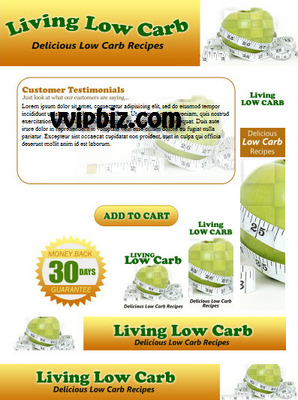 Product picture Low Carb Minisite with Psd Template Plr Pack