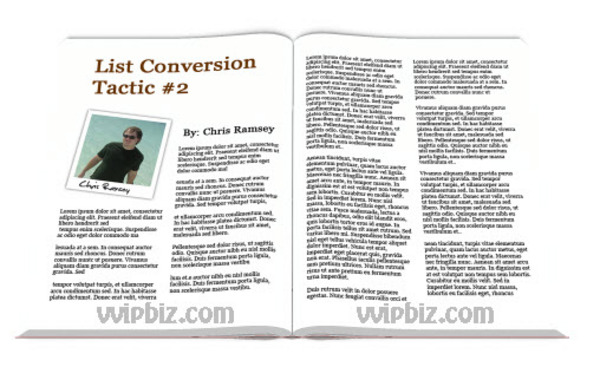 Product picture List Conversion Tactics MRR Reports