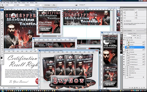 Product picture Classified - Marketing & Advertising Minisite Template PSD Graphics