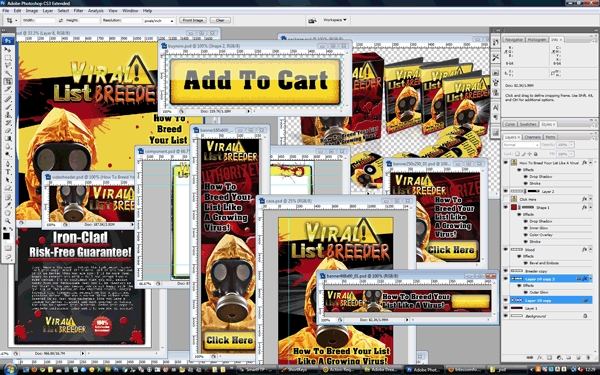 Product picture Viral List Breeder Viral Marketing Minisite Template PSD graphics